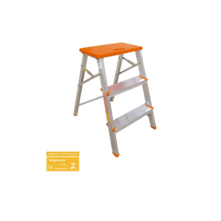 banco escada alumínio