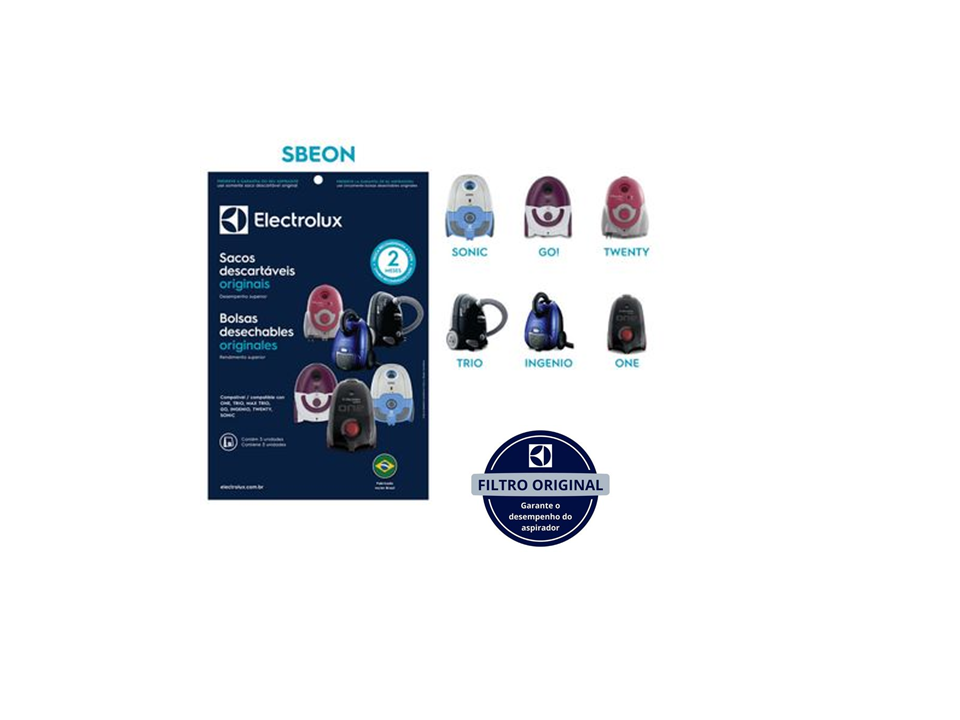 saco descartável one, trio, max trio, go, ingenio, twenty e sonic