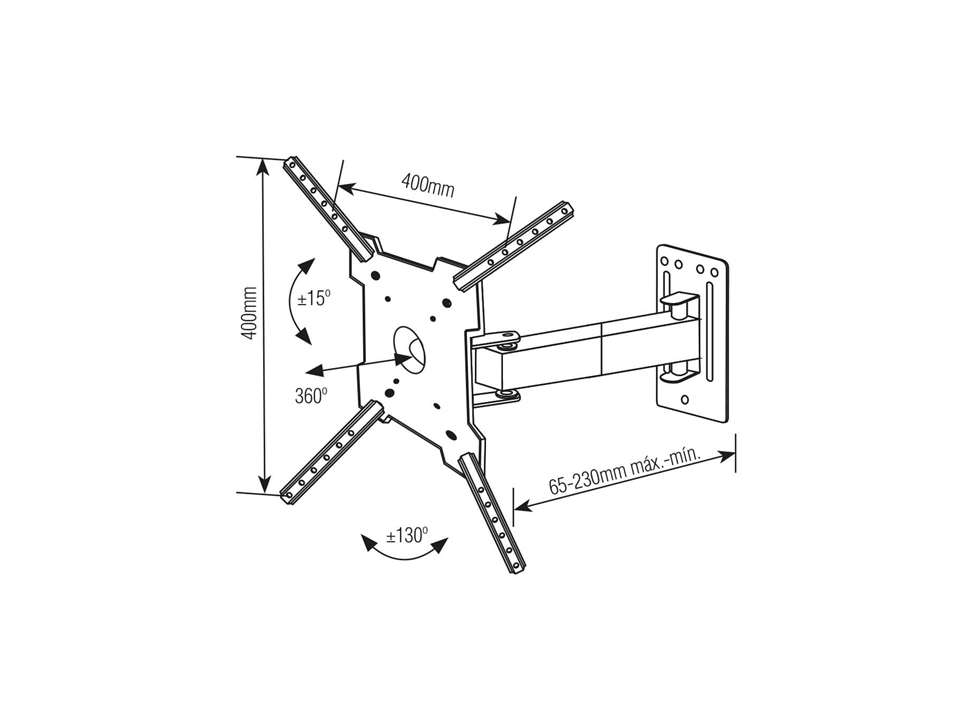 suporte articulado sbrp1030b