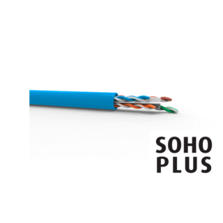 Cabo de Rede Soho Plus U/UTP 24AWGX4P CAT.6 CMX Azul Furukawa