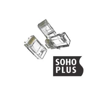 Conector RJ45 Plug Macho de Passagem Soho Plus para CAT.6 Furukawa