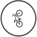 Parede ou Teto para Bicicleta