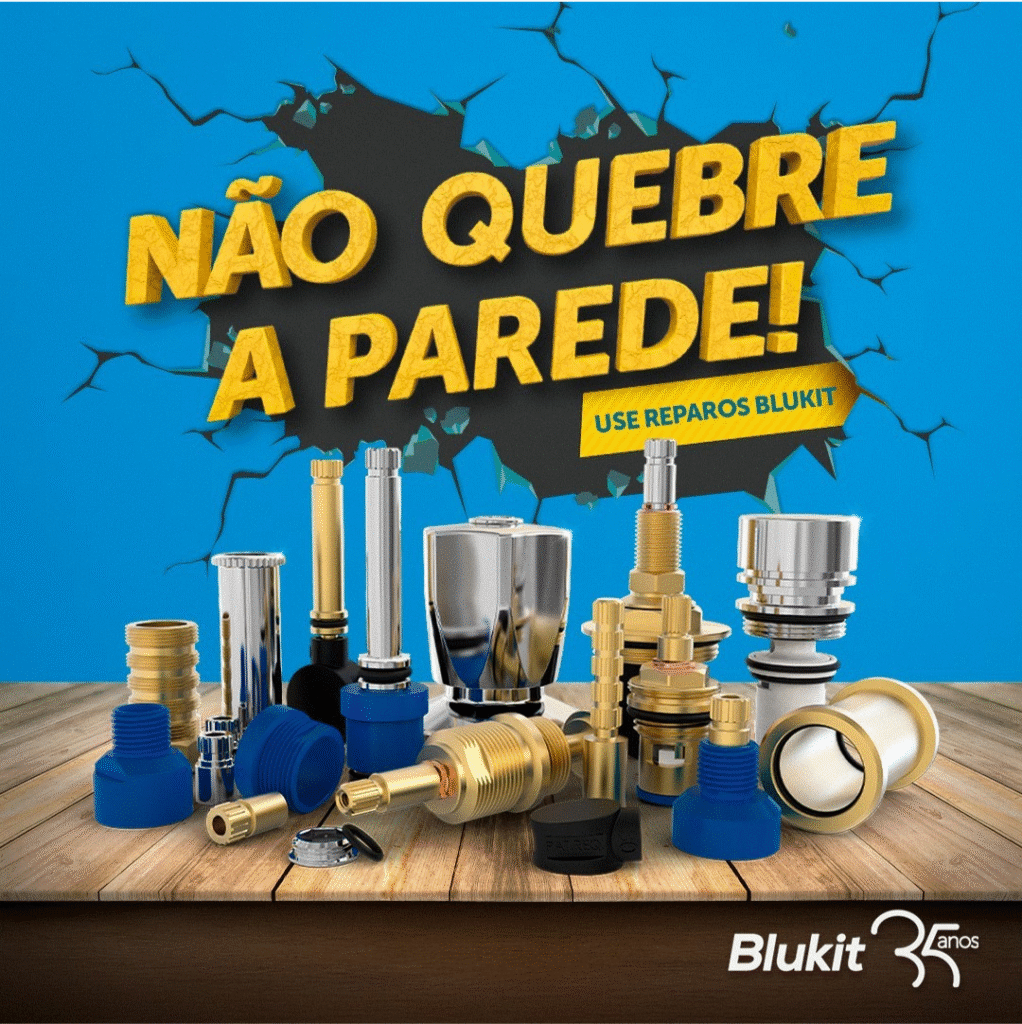 Reparos Pressão e Gaveta Blukit, não quebre a parede