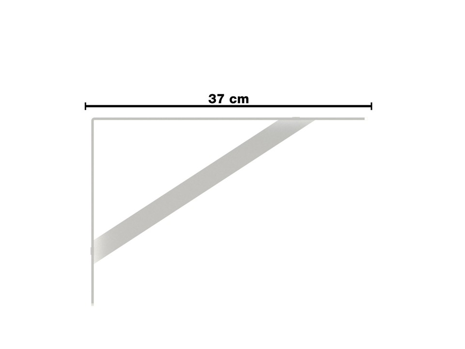 mão francesa leve branca