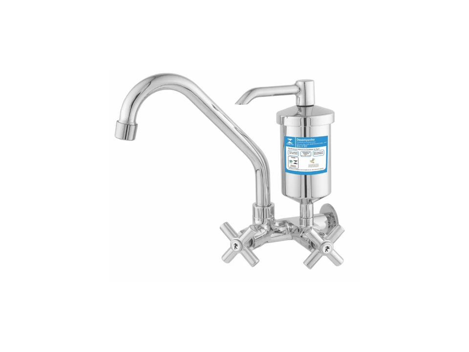 torneira metal com filtro
