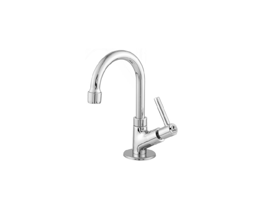 Torneira bica alta metal mesa bico arejador fixo