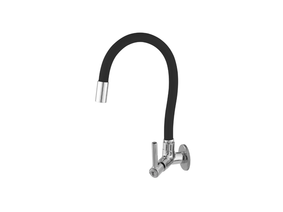 Torneira metal color black parede c72