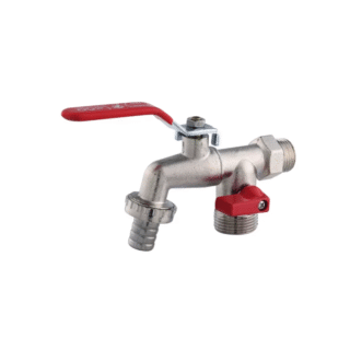 Torneira metal externa para jardim com alavanca