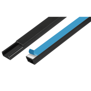 canaleta pvc black fame