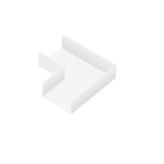 curva canaleta 90 graus branca