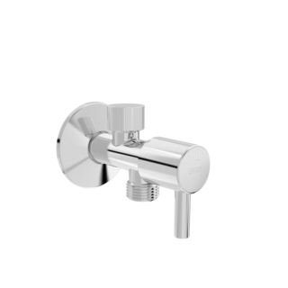 registro derivador 1/4 volta abs cromado