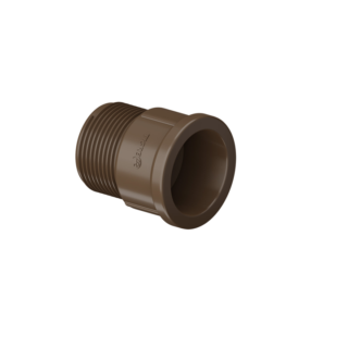 Adaptador Curto Soldável com Bolsa e Rosca PVC Marrom Tigre