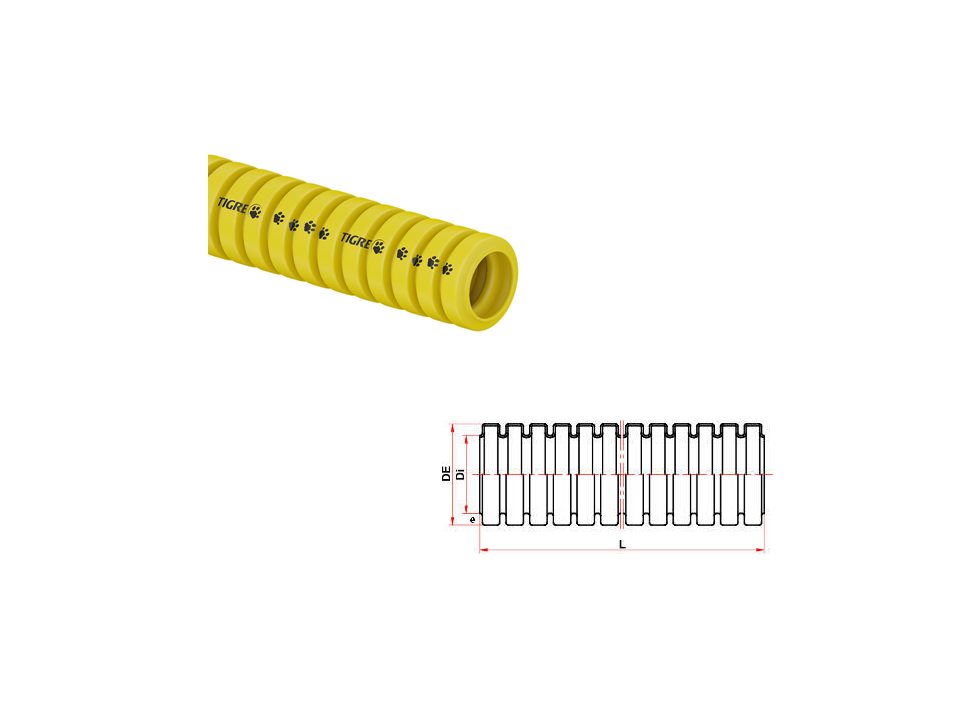 Eletroduto Corrugado PVC Flexível Tigre