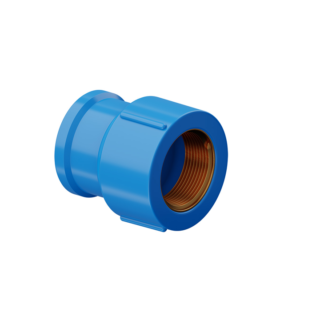 Luva Azul de Latão e Pvc Tigre