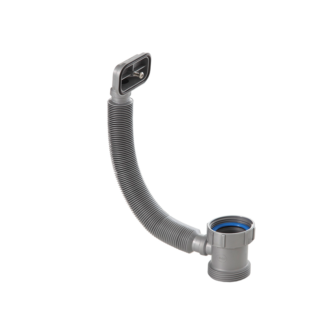 Tubo Extravasor para pia inox Blukit