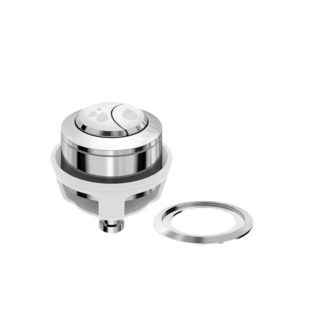 Acionador para Mecanismo de Caixa Acoplada Saída Dual Flush Censi e Deca* Superior, Lateral ou Frontal Censi 9564