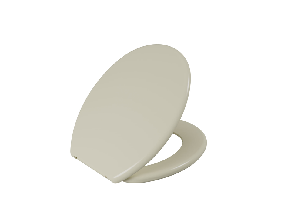 Assento Sanitário Oval Anatômico Astra Modelo Soft TPJ/AS Bege 8 Astra