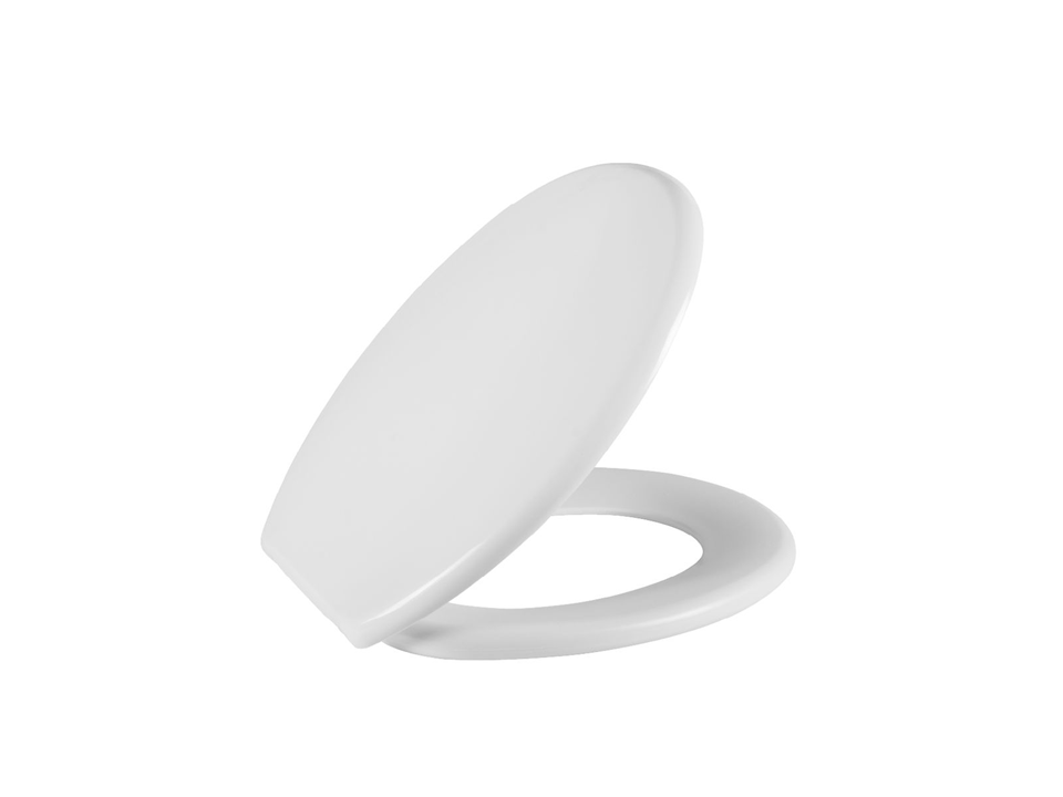 Assento Sanitário Oval Anatômico Astra Modelo Soft TPJ/AS Branco Astra