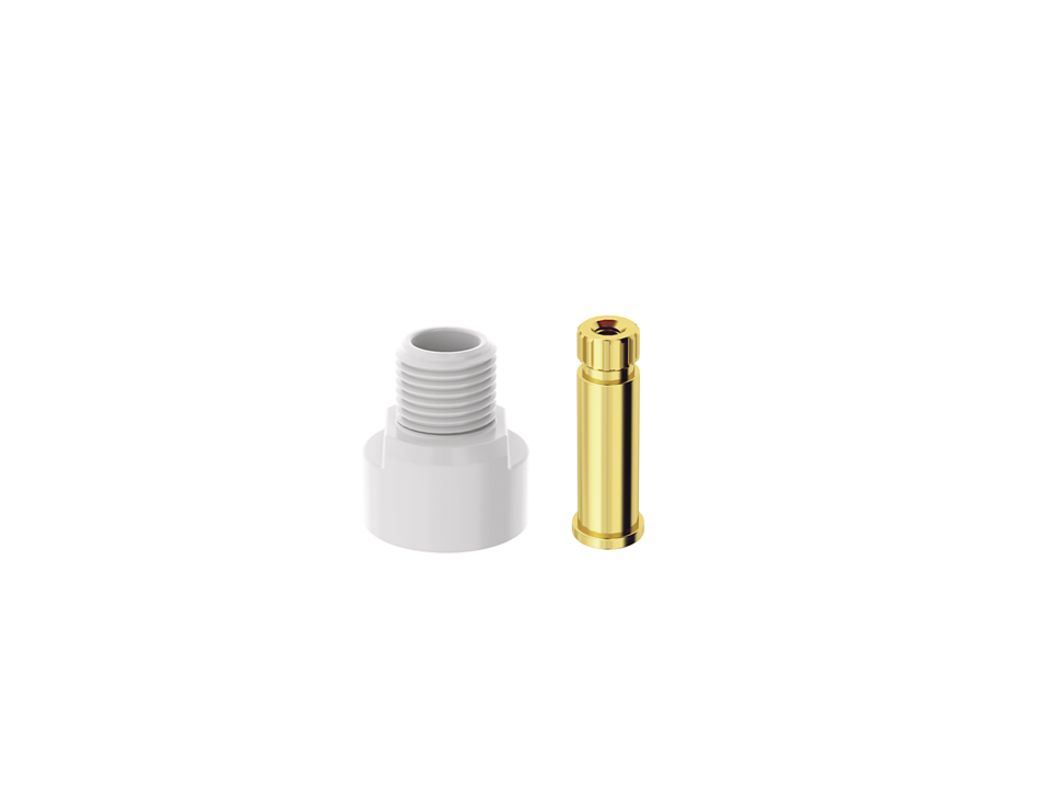 Conversor para Registro Pressão e Gaveta Compatível com Fabrimar 1/2", 3/4" e 1" x Deca e Similares e castelo Poliacetal Censi