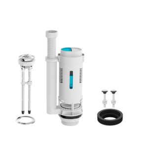 Mecanismo de Saída Dual Flush Superior para Caixa Acoplada Censi 95420
