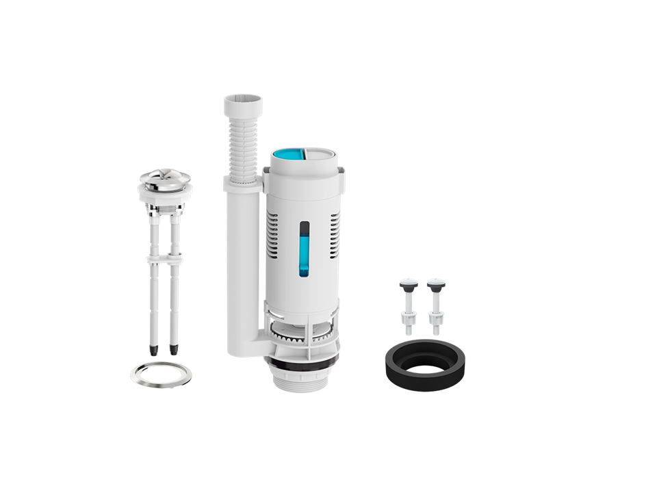 Mecanismo de Saída Dual Flush Superior para Caixa Acoplada Censi 95420