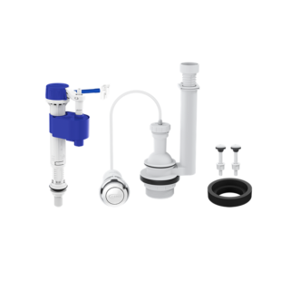 Kit para Caixa Acoplada com Entrada Master Flux e com Saída Pneumático 3x1 Censi 9544