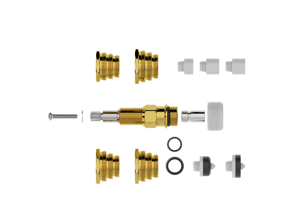 Kit Completo de Reparos para Registro Acabamento Padrão Deca, Docol e Similares - 13 em 1 Censi