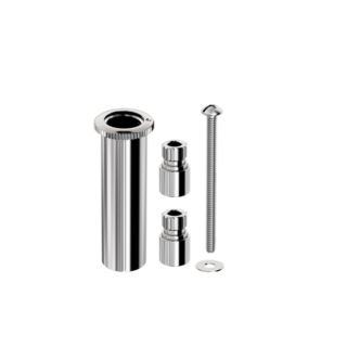 Prolongador com Castelo de ABS Cromado para Registros Deca e Similares - 20,0 mm Censi 50001