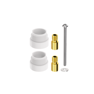 Prolongador com Castelo de Poliacetal para Registro 20 mm Compatível com Docol Censi 50024