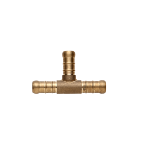 Conexão T Cobre para Mangueira Gás espigão 3/8" TM Blukit 181318