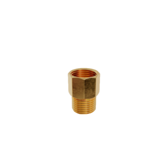 Aumento de Latão Decapado Macho x Fêmea 1/2" x 15 mm Censi 85020