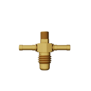 Niple Borboleta para Gás rosca GR. 5/8 UNC X 1/8 NPT Blukit 182913