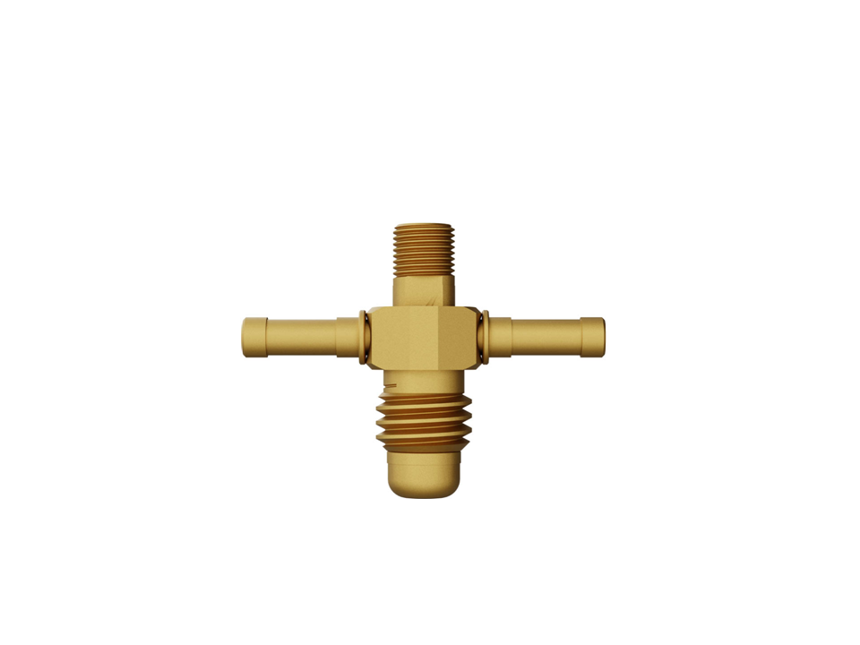 Niple Borboleta para Gás rosca GR. 5/8 UNC X 1/8 NPT Blukit 182913