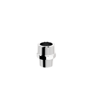Niple Duplo de Redução em Latão Cromado - Rosca 3/4" x 1/2" Censi 85005