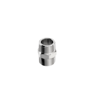 Niple Duplo de Latão Cromado - Rosca 3/4" Censi 85003