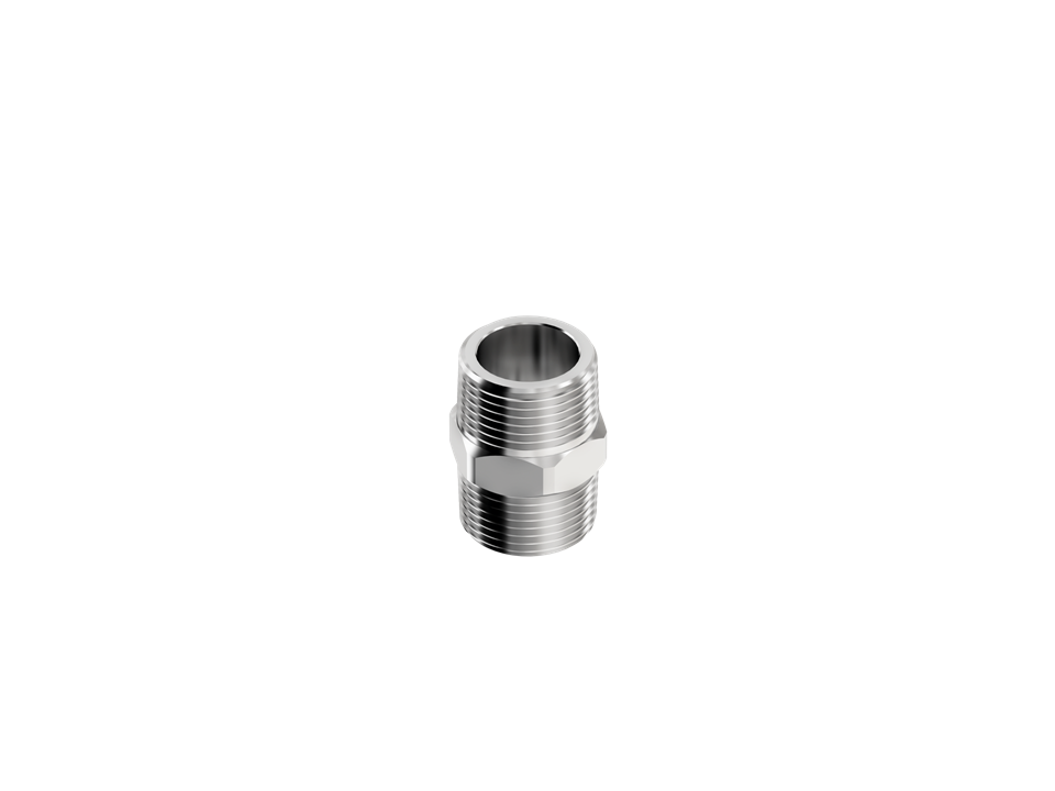 Niple Duplo de Latão Cromado - Rosca 3/4" Censi 85003