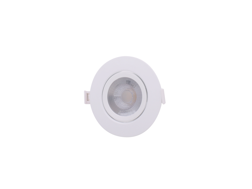 Spot Redondo Embutir LED 6W Bivolt 3.000K Amarelo Empalux SL30623