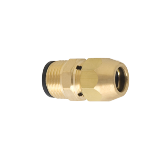 Adaptador para Gás 1/2" BSP (M) X TM 3/8" (F) Blukit 180115-21