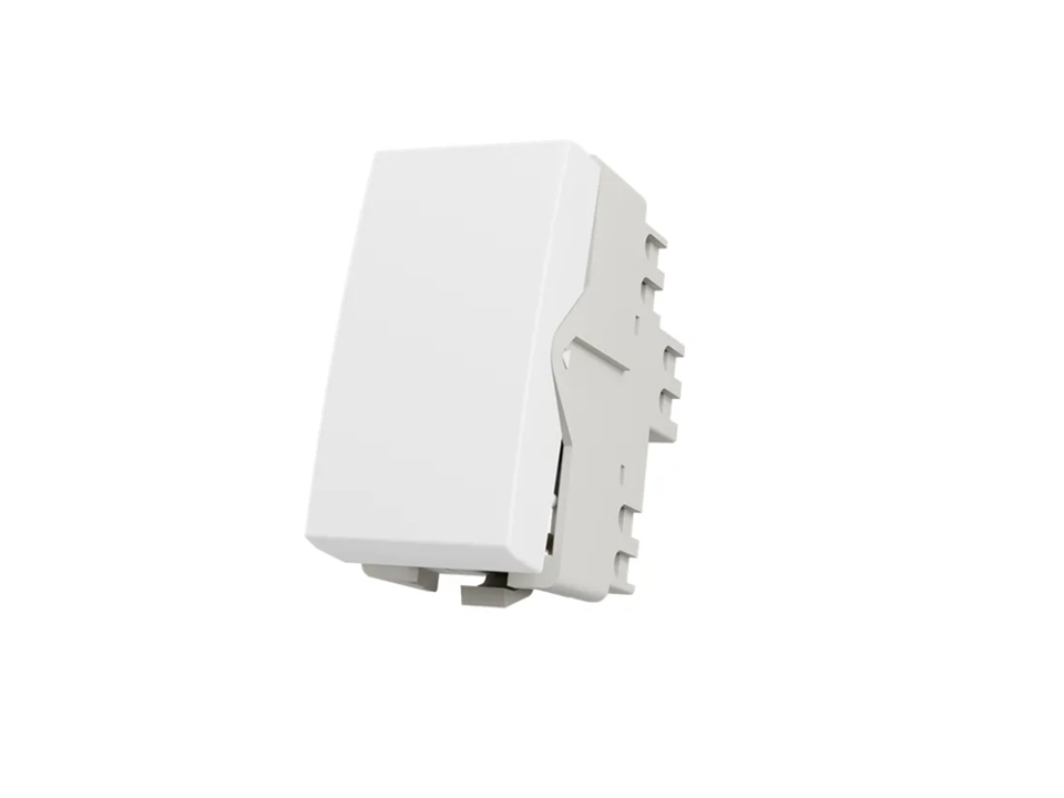 Módulo Interruptor Simples Branco Linha Sleek Margirius PA016062