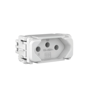 Módulo de tomada de energia 10A branco linha Composé Weg 13203026