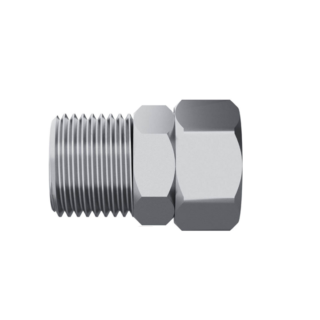 Niple com sobre porca giratória (M) X (F) 1/2" Blukit 170625-21