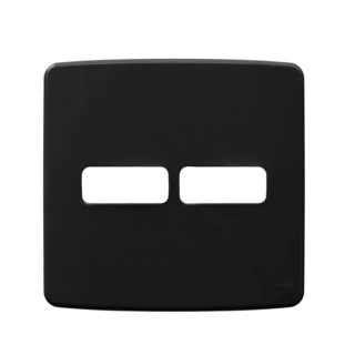 Placa 4x4" Preto para 2 módulos Composé Weg 13207693