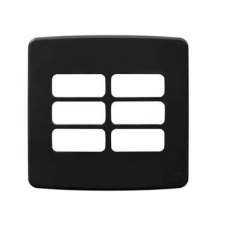 Placa 4x4" Preto para 6 módulos Composé Weg 13208263