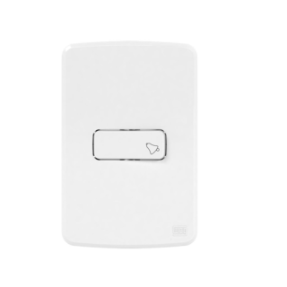 Placa + Suporte 4X2" 1 Módulo Pulsador Campainha 10A Branco Linha Composé Weg 13272694