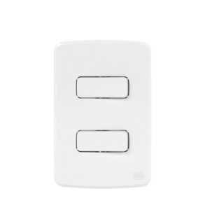 Placa + Suporte 4X2" 2 Módulos Interruptores Simples Branco Linha Composé Weg 13272420