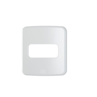 Placa de embutir Móveis e Pedras 60 mm 1 módulo Branco Linha Composé Weg 13668665