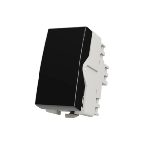 Módulo Interruptor Simples Preto Ebony Linha Sleek Margirius PA016811