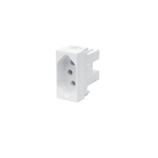 Módulo Tomada 10A - 250V Branco Linha Habitat Fame 2061