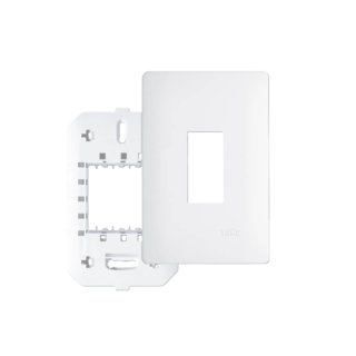 Placa 4" x 2" com Suporte - 1 Módulo Vertical Branco Linha Habitat Fame 3634