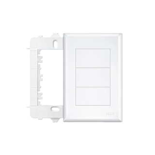Placa Cega 4" x 2" com Suporte Evidence Fame 2883